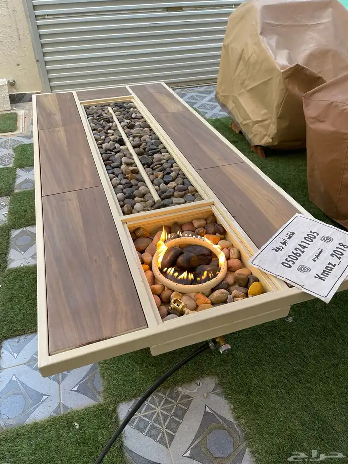 طاولات حدائق تدفئة ومنقد غاز وحطب 14