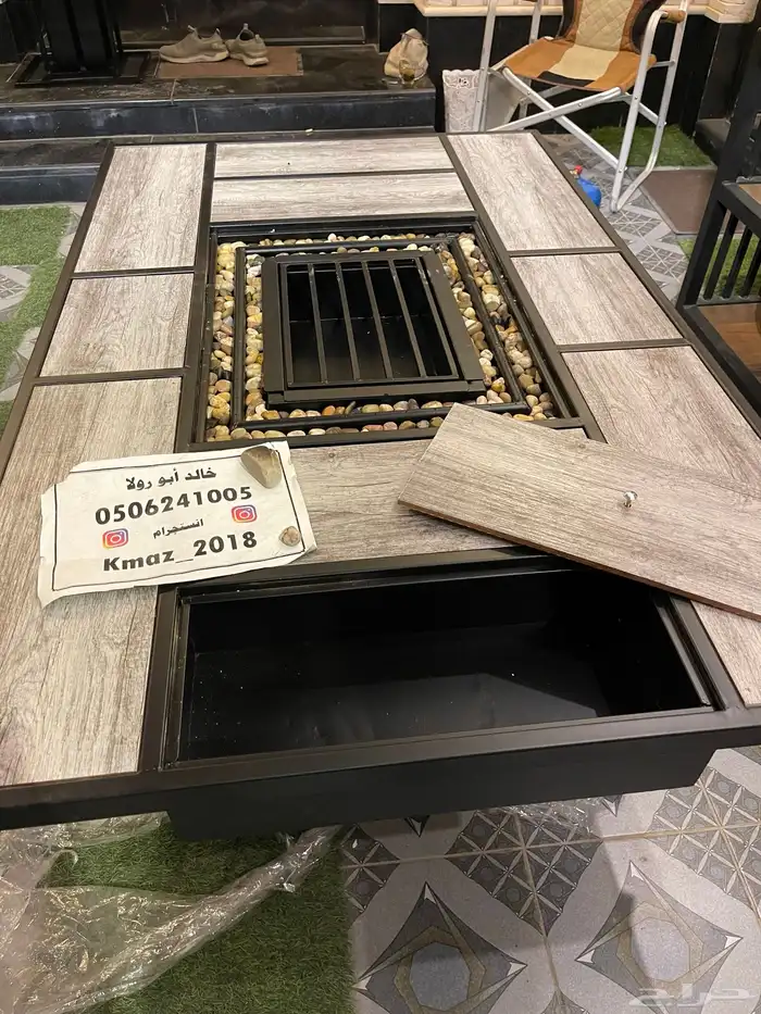 طاولات حدائق تدفئة ومنقد غاز وحطب 44