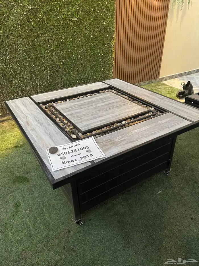 طاولات حدائق تدفئة ومنقد غاز وحطب 95