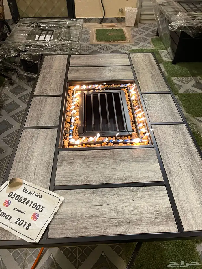 طاولات حدائق تدفئة ومنقد غاز وحطب 47