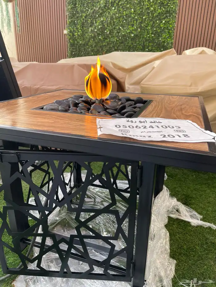 طاولات حدائق تدفئة ومنقد غاز وحطب 8