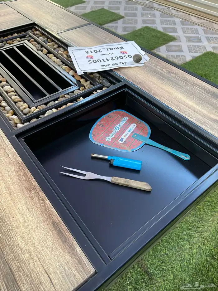 طاولات حدائق تدفئة ومنقد غاز وحطب 81