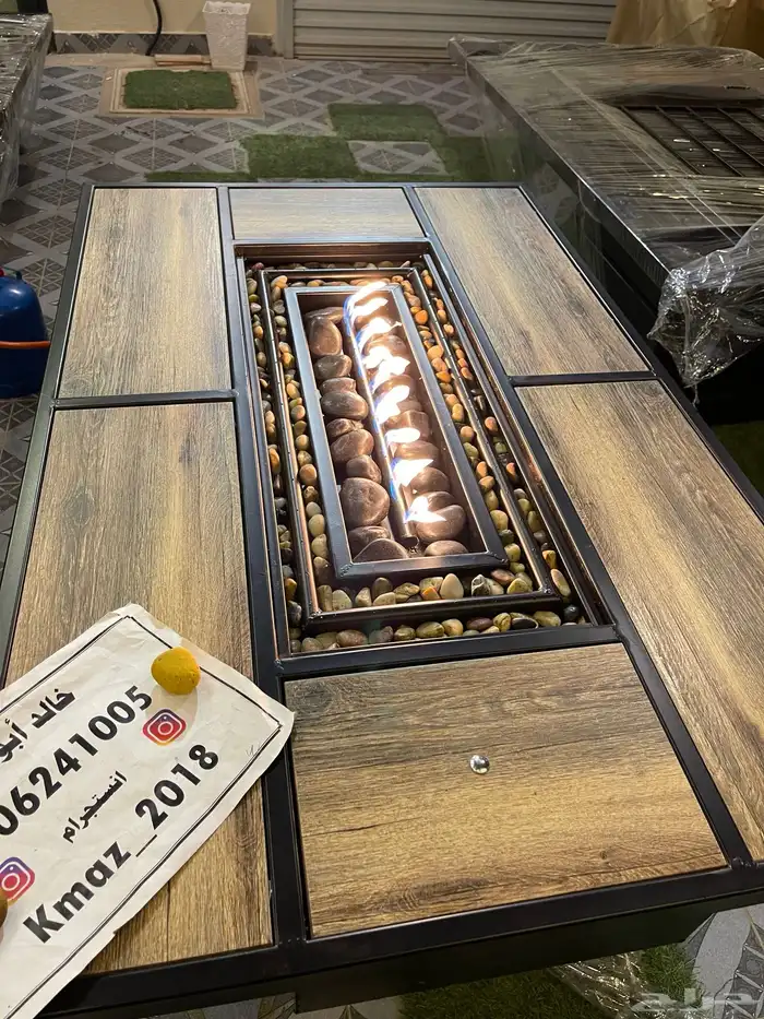 طاولات حدائق تدفئة ومنقد غاز وحطب 41