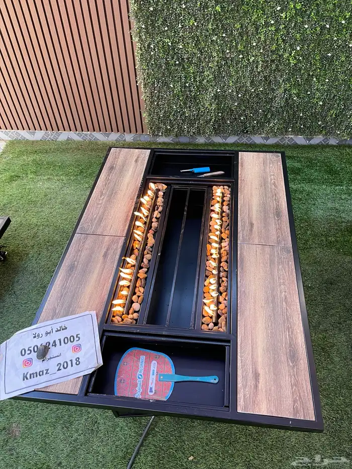 طاولات حدائق تدفئة ومنقد غاز وحطب 73