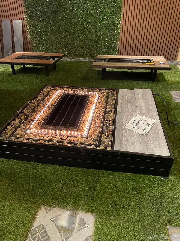 طاولات حدائق تدفئة ومنقد غاز وحطب 89