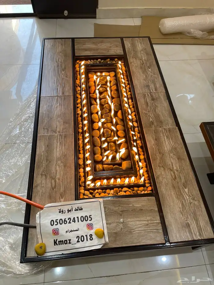 طاولات حدائق تدفئة ومنقد غاز وحطب 38