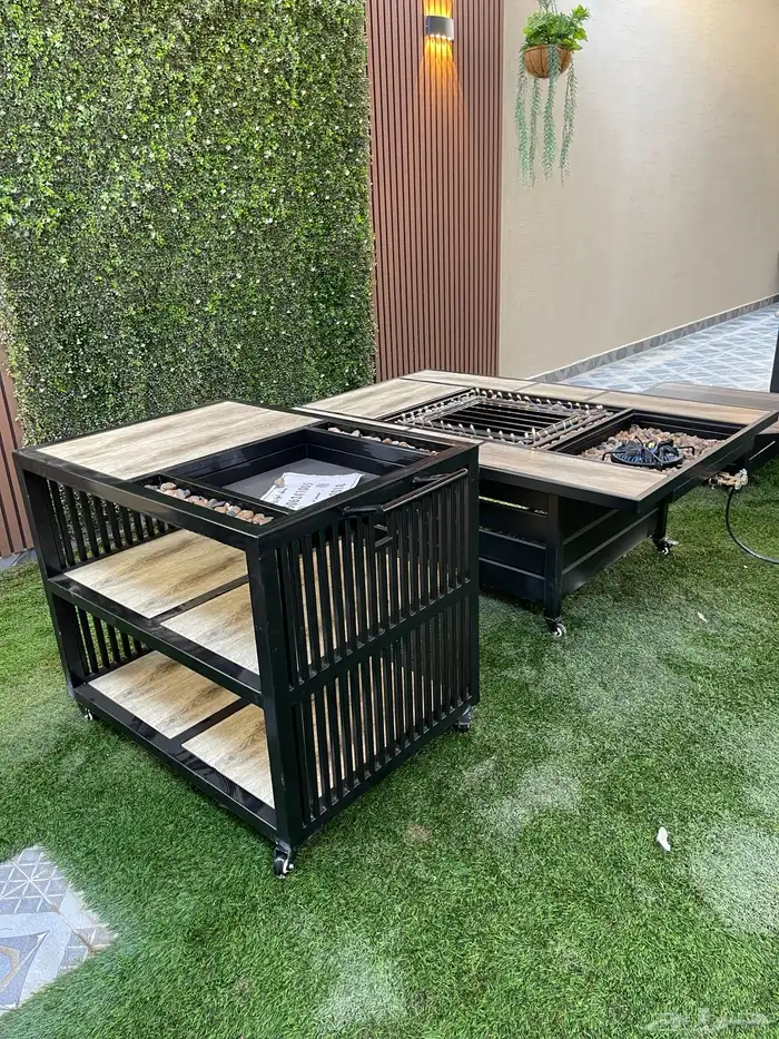 طاولات حدائق تدفئة ومنقد غاز وحطب 91