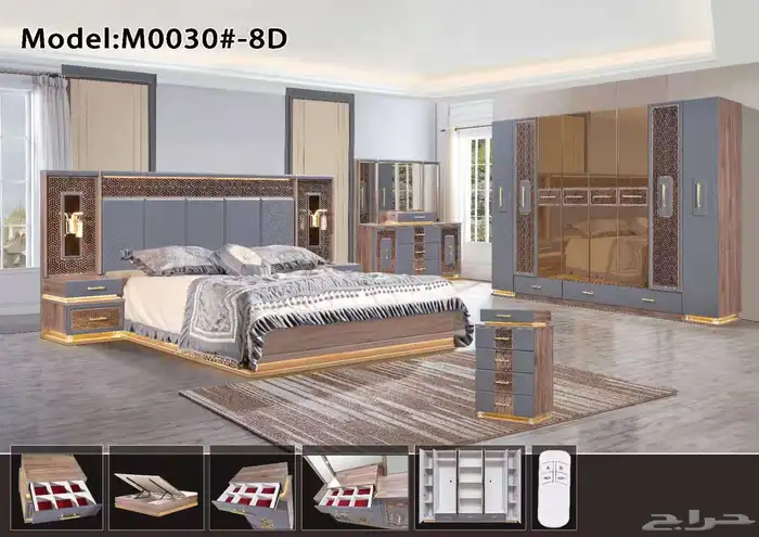 غرف نوم مودرن موديلات 13