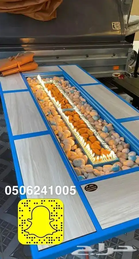 طاولات حدائق تدفئة ومنقد غاز وحطب 61