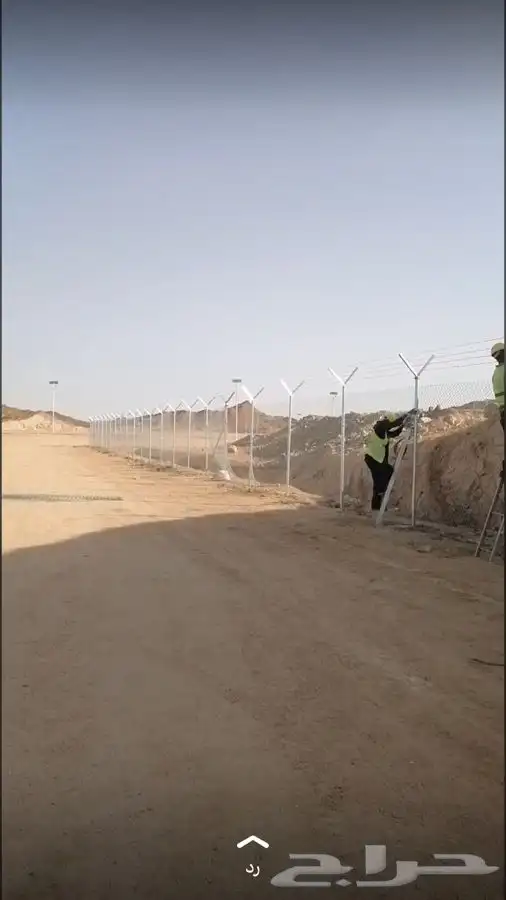 تركيب شبك ملاعب ومزارع قسم السياجات لدى الشركه 69