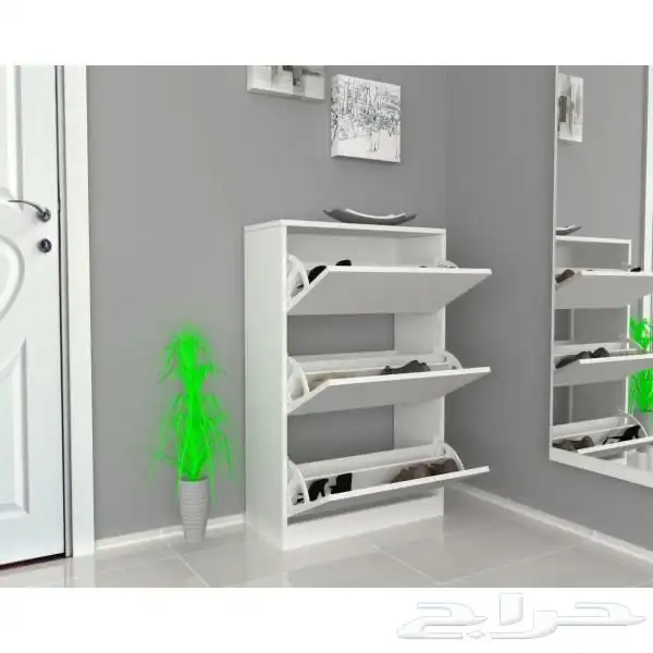 طاولات تلفاز - مكتبات خشب - ركن كوفي - مداخل 40