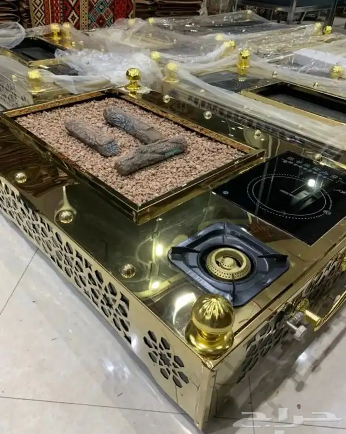 موقد ملكي نار حاتم منقل حديد وستيل مناقل فخمة 1
