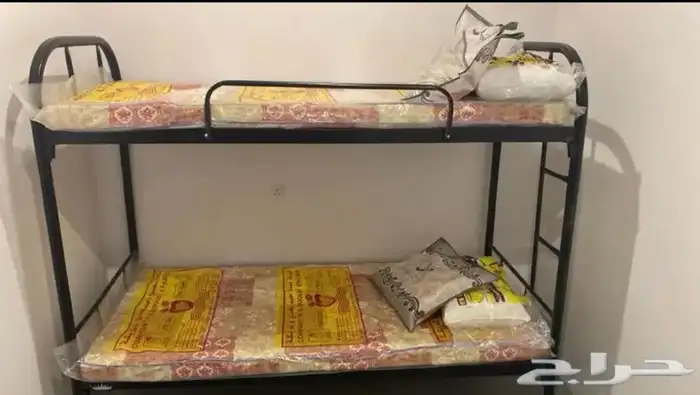 سرير حديد دورين جديد وقوي وممتاز يتحمل 1