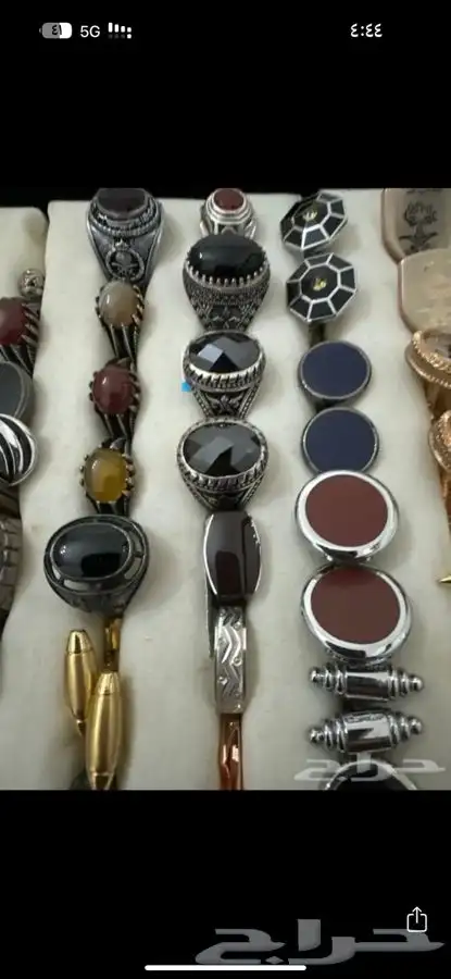 خواتم خاتم كبك كبكات عقيق فيروز للبيع 21