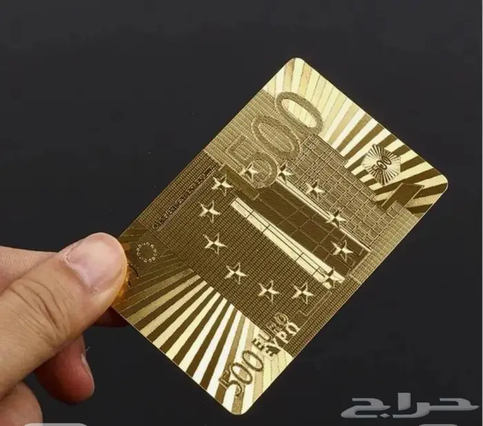 ورق بلوت ذهبي أو اسود 5