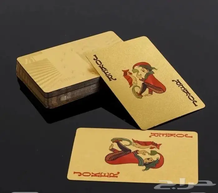 ورق بلوت ذهبي أو اسود 11