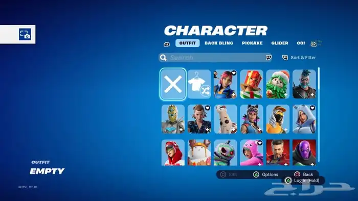 حساب فورت نايت نادر 4