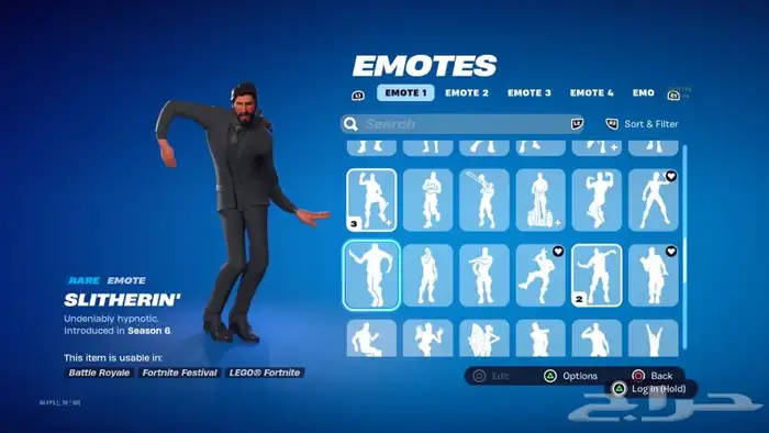حساب فورت نايت نادر 18