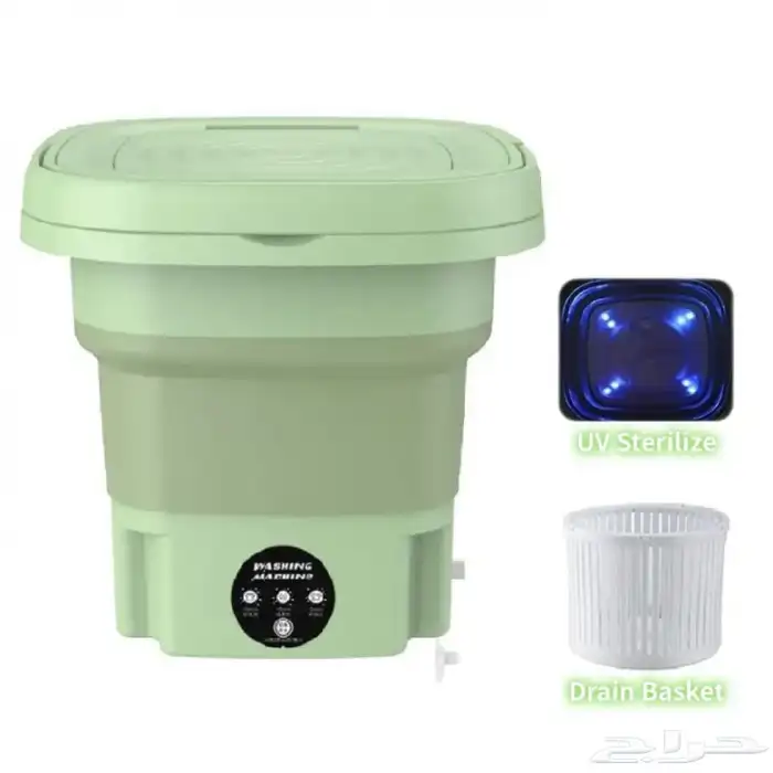 غسالة كهربائية قابلة لطي مناسبة لسفر 7