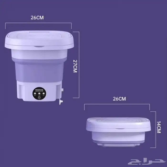 غسالة كهربائية قابلة لطي مناسبة لسفر 6