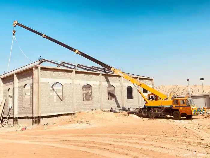 كرين اجار 25 طن لجميع انواع لوازم البناء وتطليع وتنزيل انوا 9