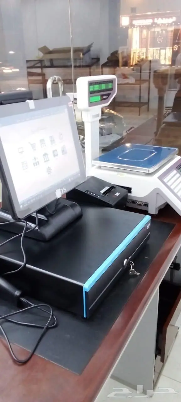 كاشير تموينات كاشير بقالة جهاز كاشير سوبرماركت عطارة خضار 5