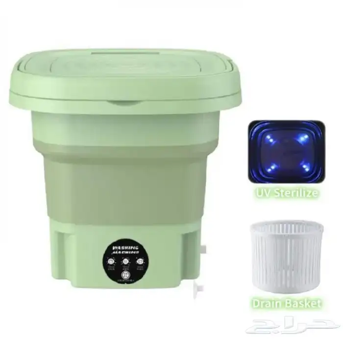 غسالة كهربائية قابلة لطي مناسبة لسفر 2