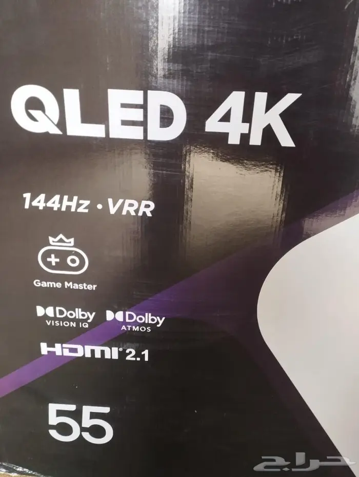 شاشة tv للقيمنق 55 بوصة 4K 144HZ HDMI 2.1 QLED 0