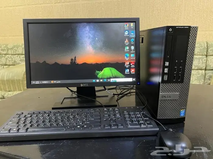 كمبيوتر مكتبي ب 750 ريال كامل اغراضه 0