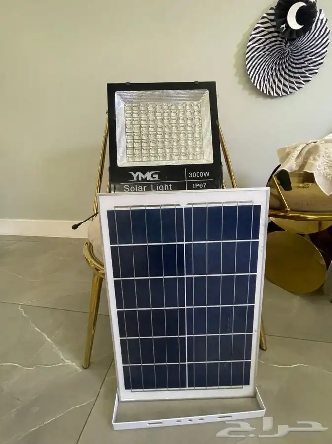 كشاف 3000W طاقة شمسية 2