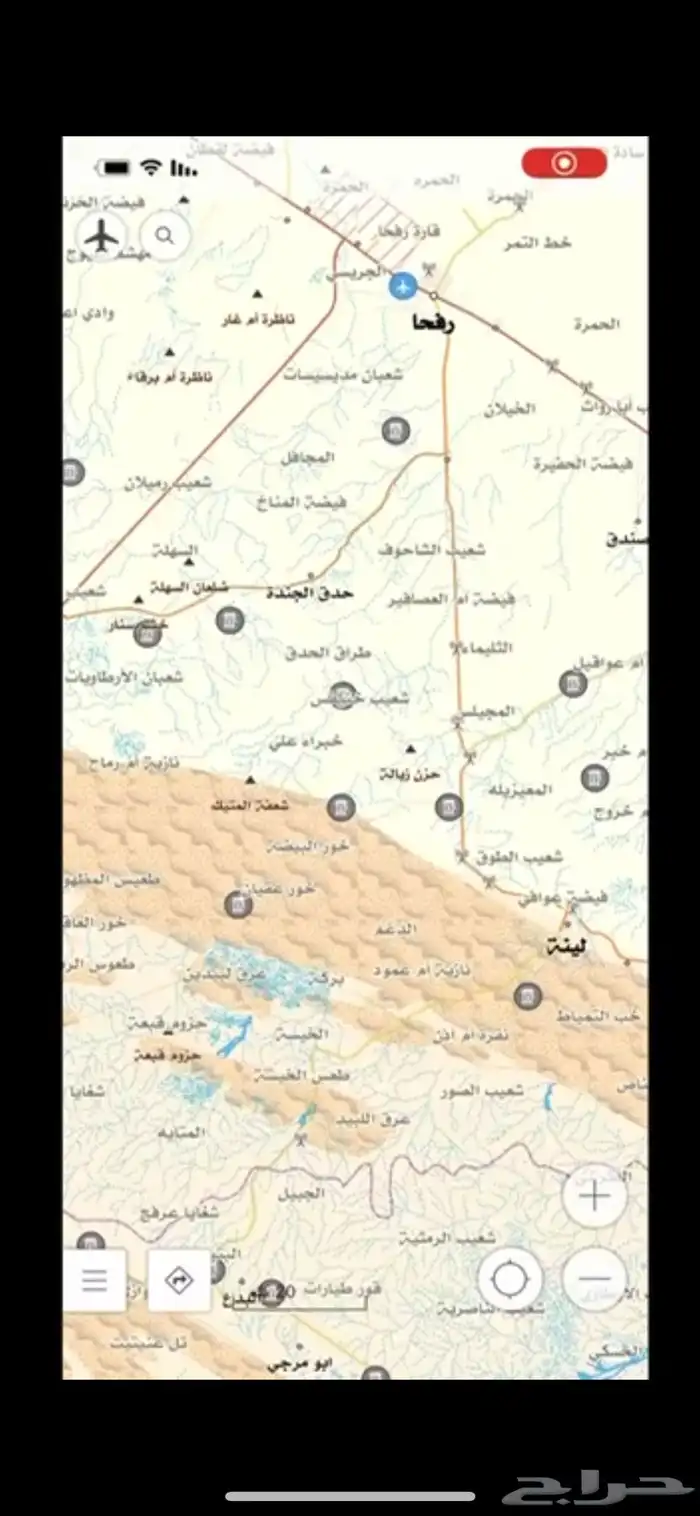 خرائط الصحراء للجوال و شاشات السيارت 0