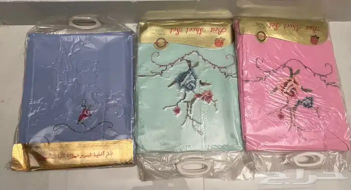 مخدات صباح الخير. شراشف مطرزة 0
