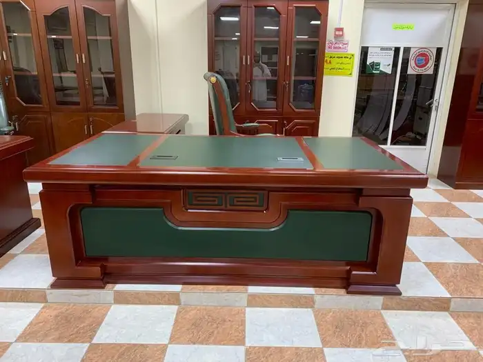 مكاتب طقم مكاتب مدير مكاتب اخضر مكاتب مودرن مكاتب جلد 23