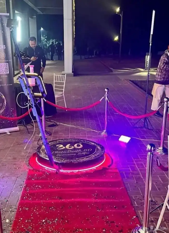 تأجير جهاز تصوير 360 VIP شركات ا فنتات حفلات اعياد ميلاد 1