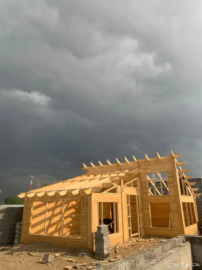 أكواخ ومظلات وجميع أنواع الخشبيات (مؤسسة الكوخ الراقي) 2