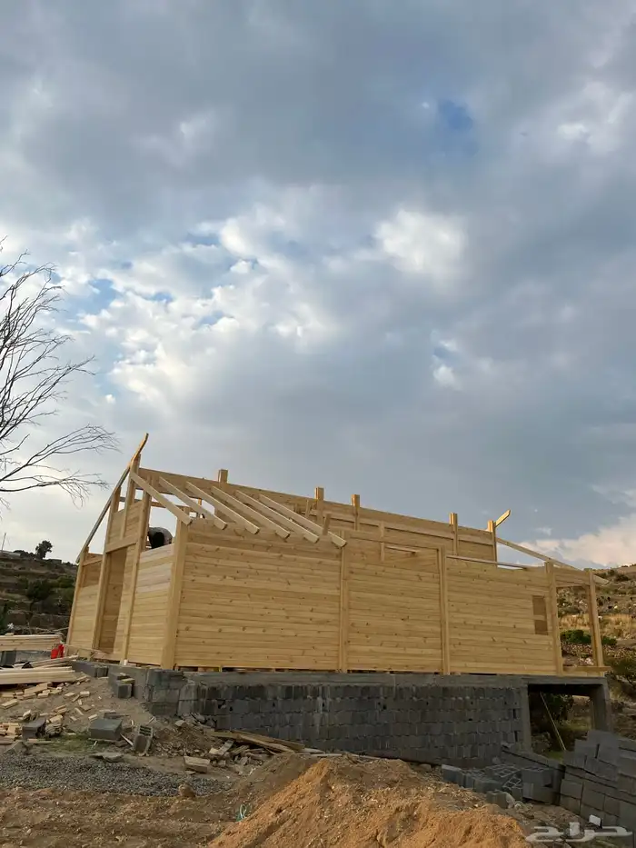 أكواخ ومظلات وجميع أنواع الخشبيات (مؤسسة الكوخ الراقي) 32