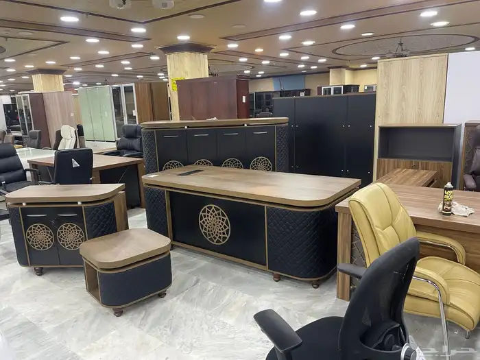 مكاتب طقم مكاتب مدير مكاتب اخضر مكاتب مودرن مكاتب جلد 5