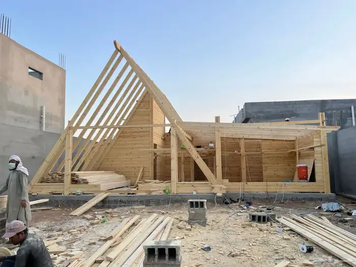 أكواخ ومظلات وجميع أنواع الخشبيات (مؤسسة الكوخ الراقي) 34