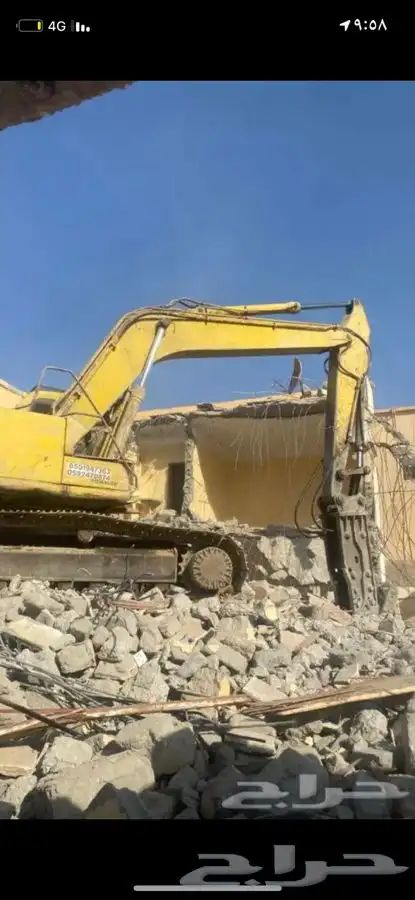 بوكلينات للهدم البيوت و المباني حفر ارضيات وبرك 4