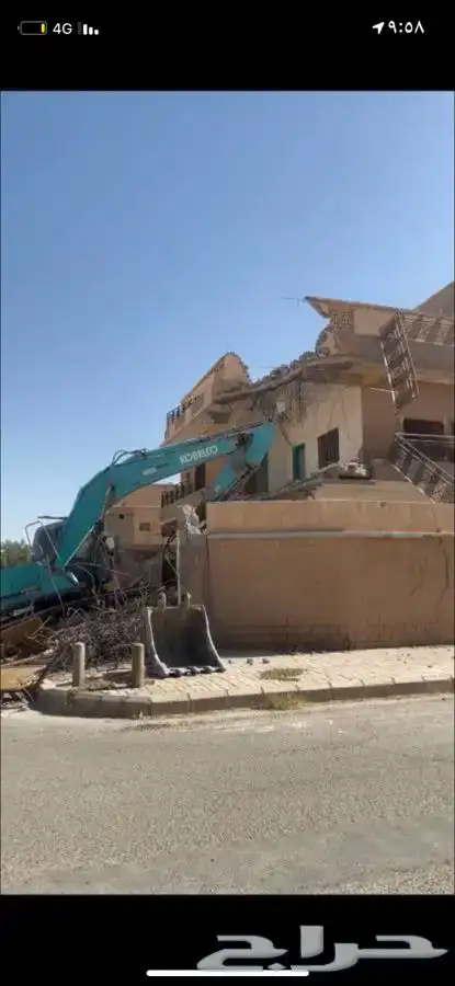 بوكلينات للهدم البيوت و المباني حفر ارضيات وبرك 7