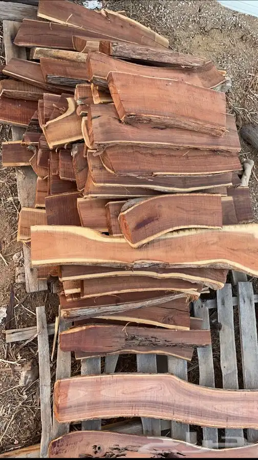 الواح خشب طبيعي غير معالج سلابات خشب اكاسيا 3