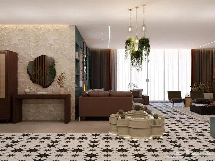 تصميم داخلي ريفي 4