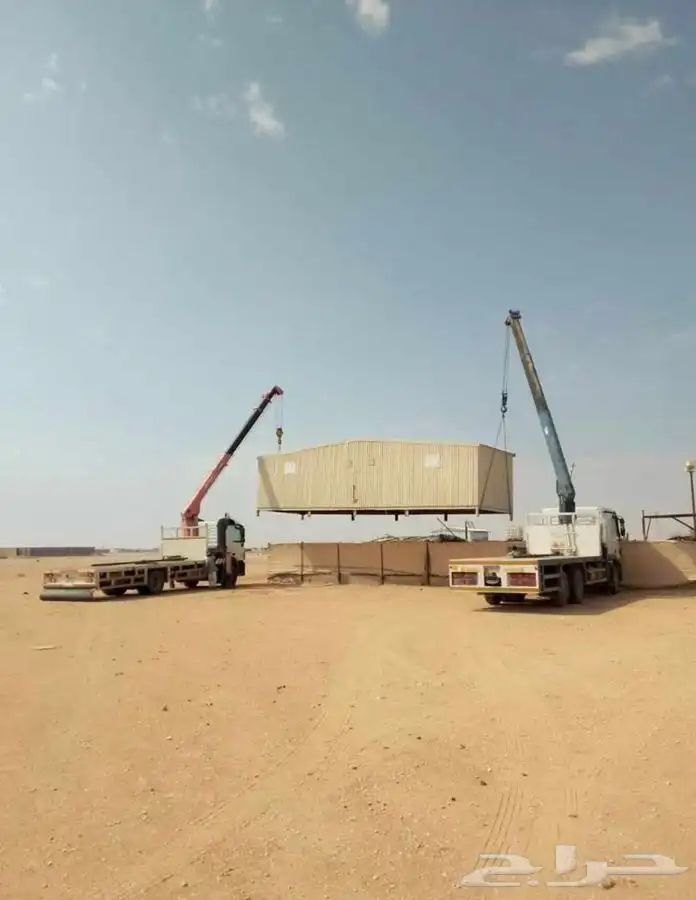 كرين في الطوقي الثمامه نعمل على نقل الغرف والبركسات 3