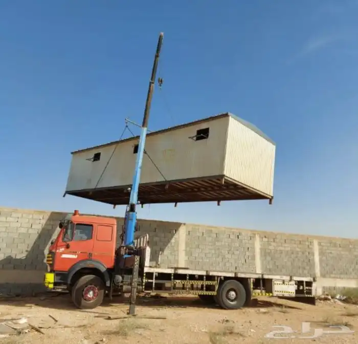 كرين في الطوقي الثمامه نعمل على نقل الغرف والبركسات 0