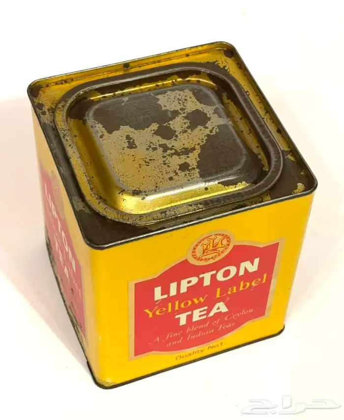 علبة لبتون قديمه 2