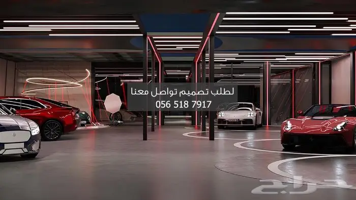 تصميم ديكور معرض سيارات 2