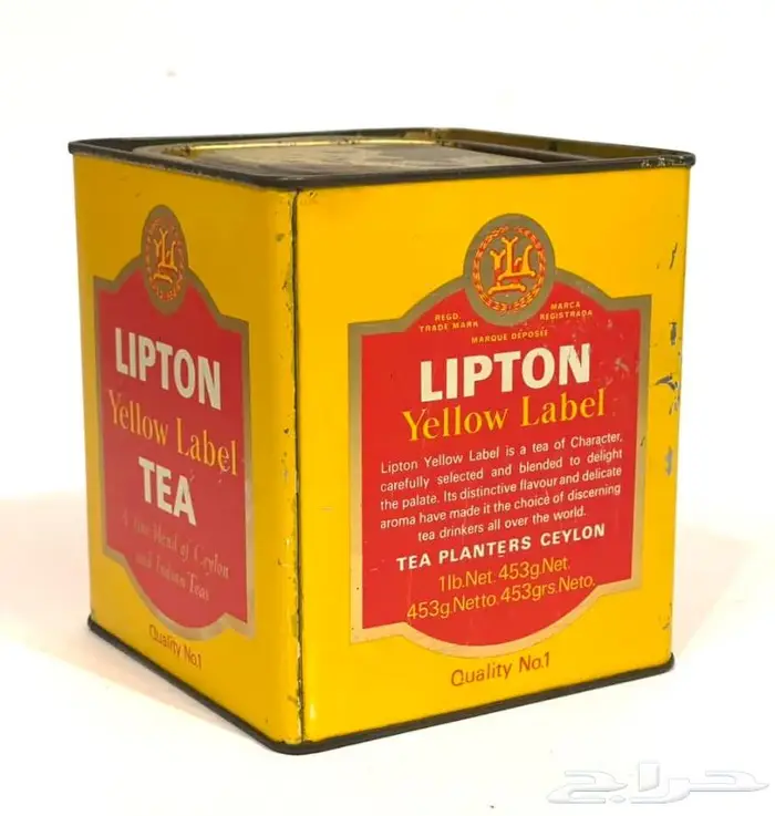 علبة لبتون قديمه 1