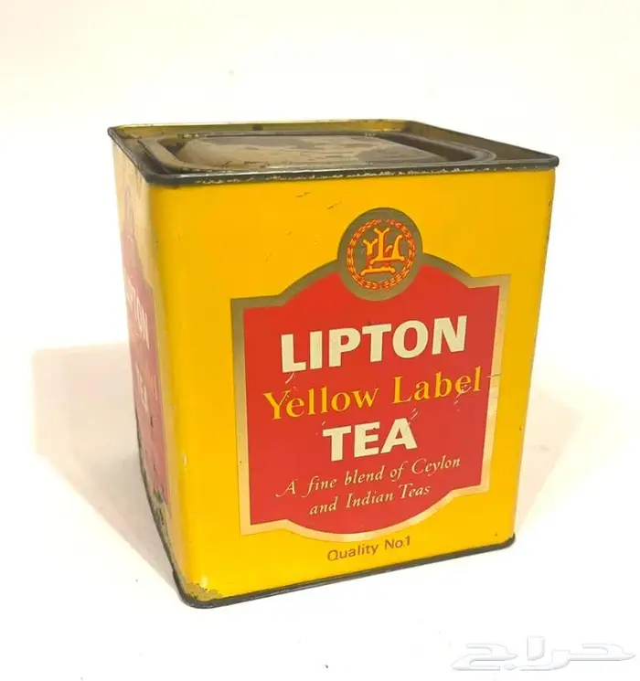 علبة لبتون قديمه 0