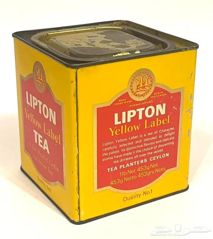 علبة لبتون قديمه 3