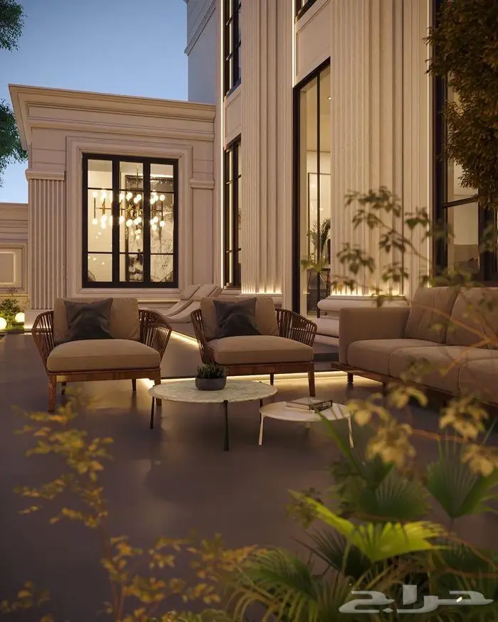 عروض لفتره محدود تصميم واجهات فلل قصور شاليهات لاندسكيب 10